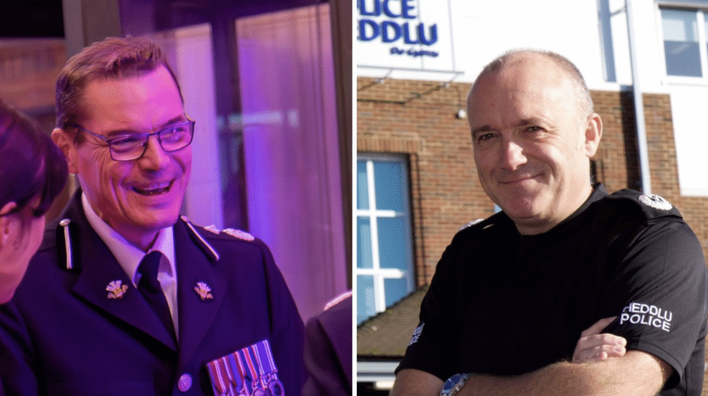 A picture showing Mark Travis and Danny Richards who both received recognition in the King's New Year Honours list