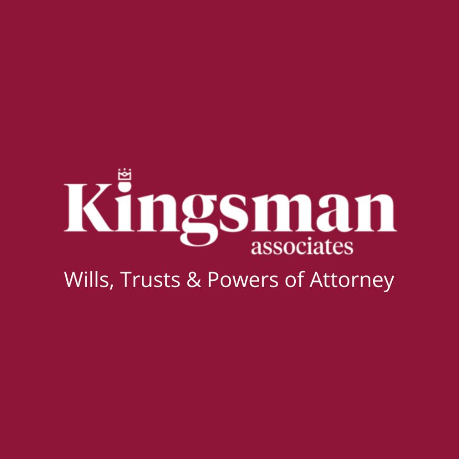 Kingsman Associates logo on a purple background