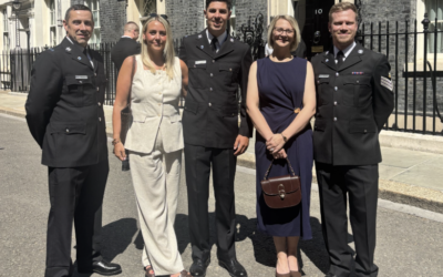 South Wales Police nominees enjoy exclusive Downing Street reception ahead of Bravery Awards