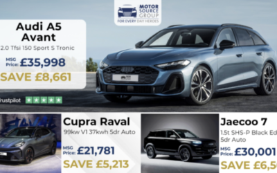 August car deals announced by Motor Source Group